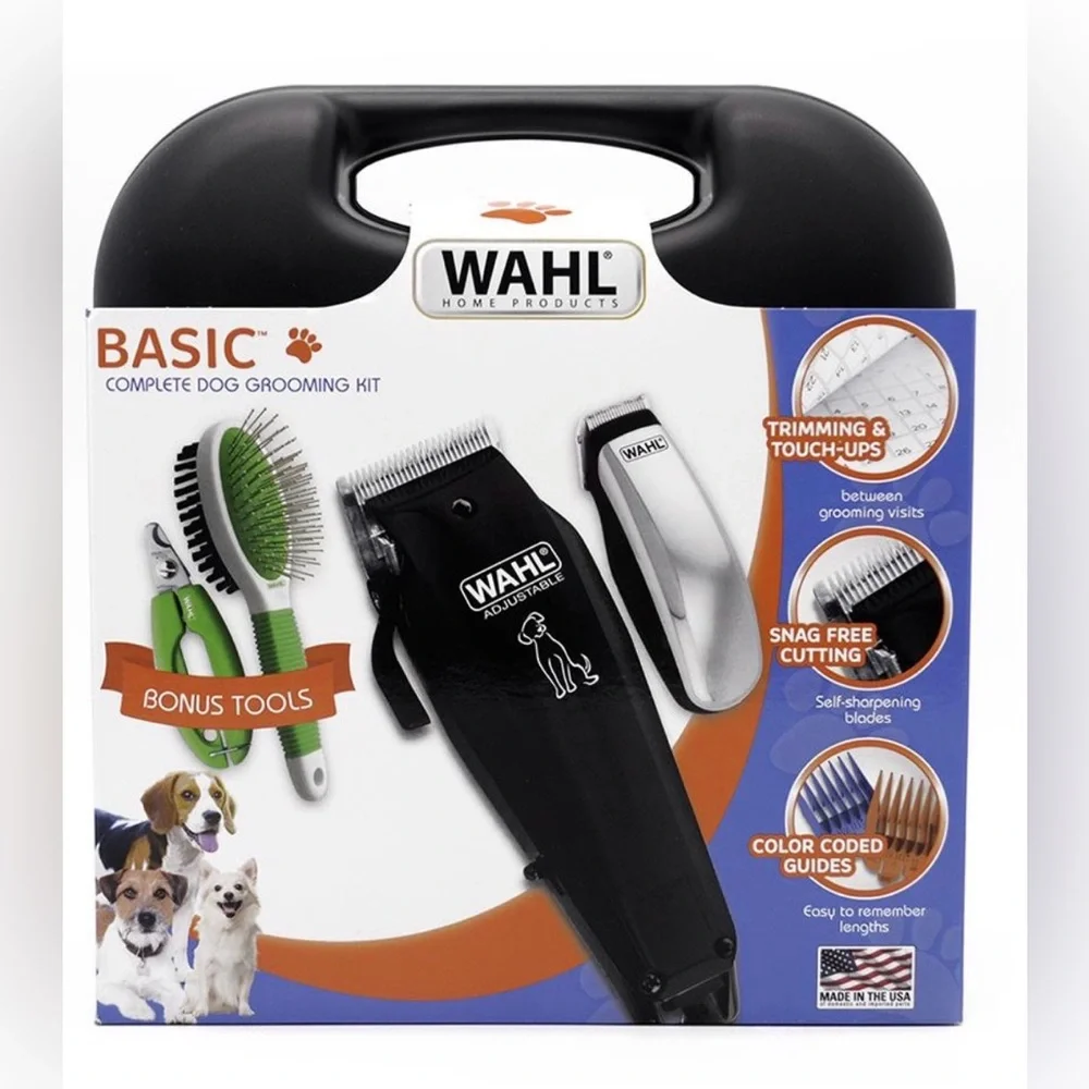 Wahl Pet Clipper Basic Complete Dog Grooming Kit